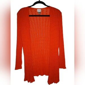Chico's Vibrant Orange Sweater